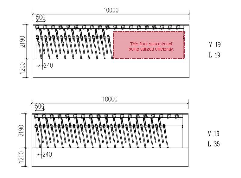 double tier bike rack system